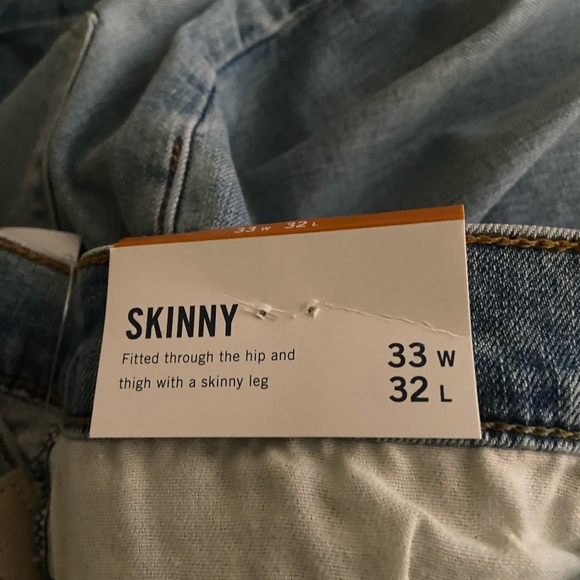 NWT Abercrombie stretch Skinny Jeans 33 x 32 - Picture 4 of 5